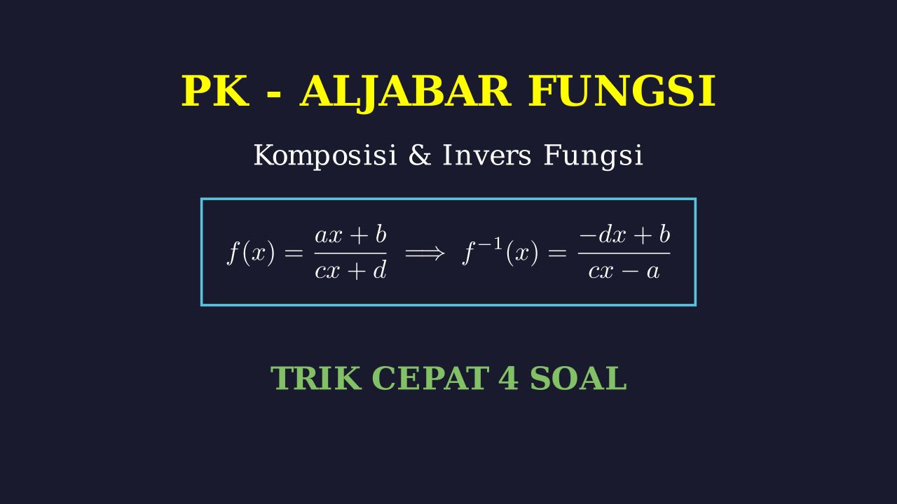 Pembahasan 4 Soal Matematika