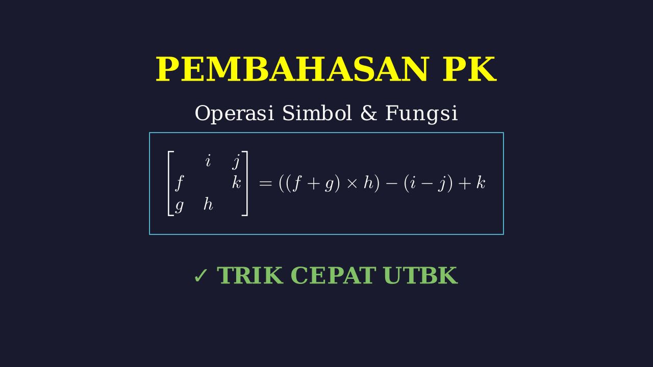 Menyelesaikan Operasi Bilangan Simbol