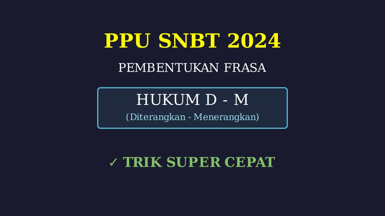 PPU: Pembentukan Frasa