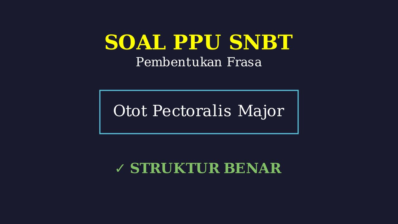 Anatomi Otot Kepala, Leher, dan Dada