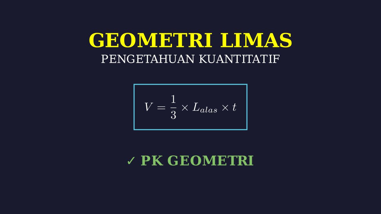 Geometri Limas