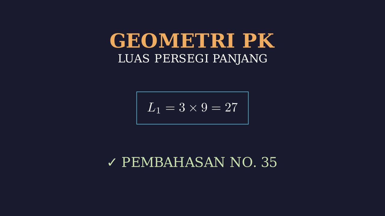 Luas Daerah Persegi Panjang