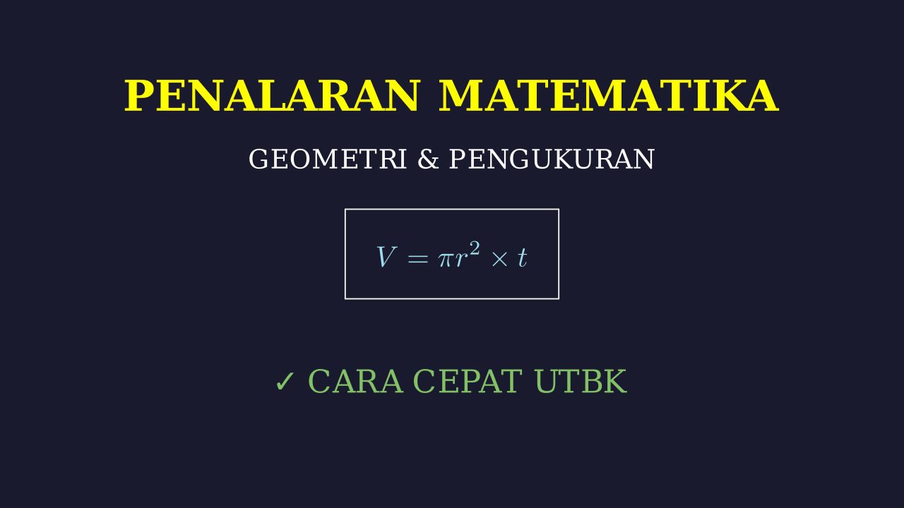 Cara Cepat Menjawab Soal UTBK