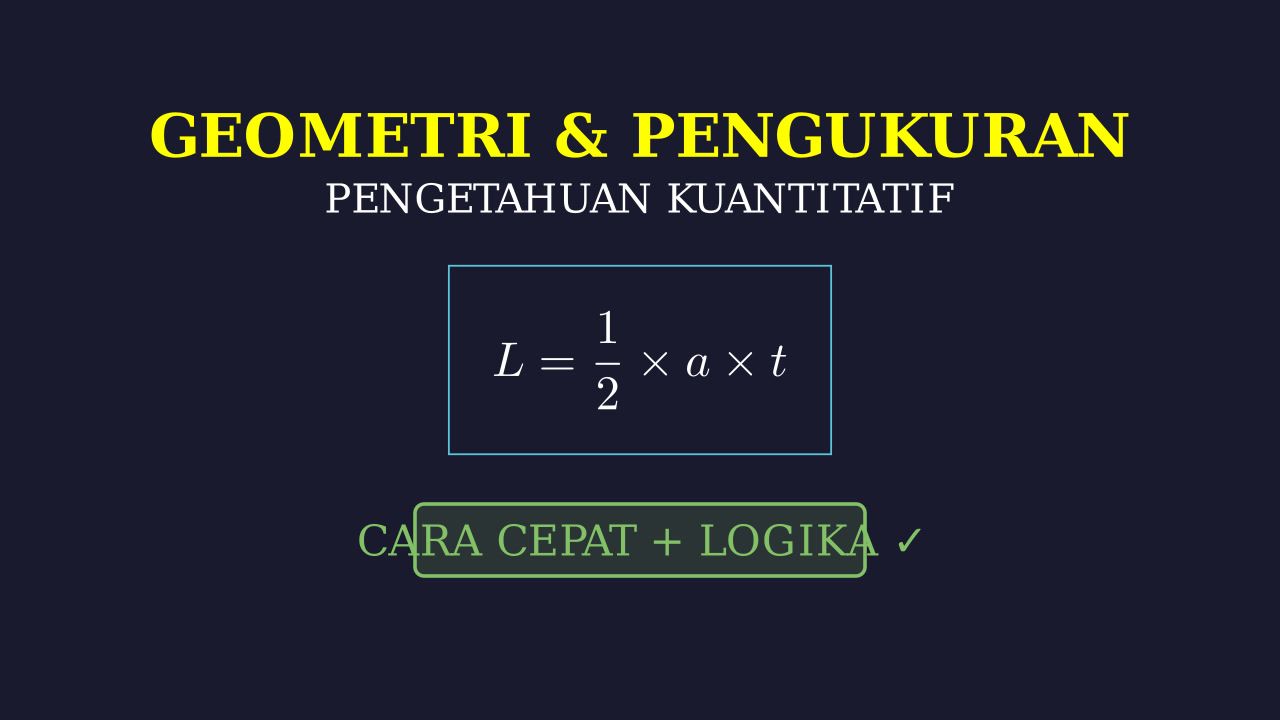 Langkah Demi Langkah Menyelesaikan Soal