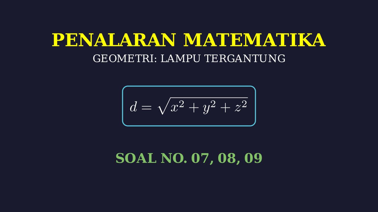 Pembahasan Soal Lampu Tergantung