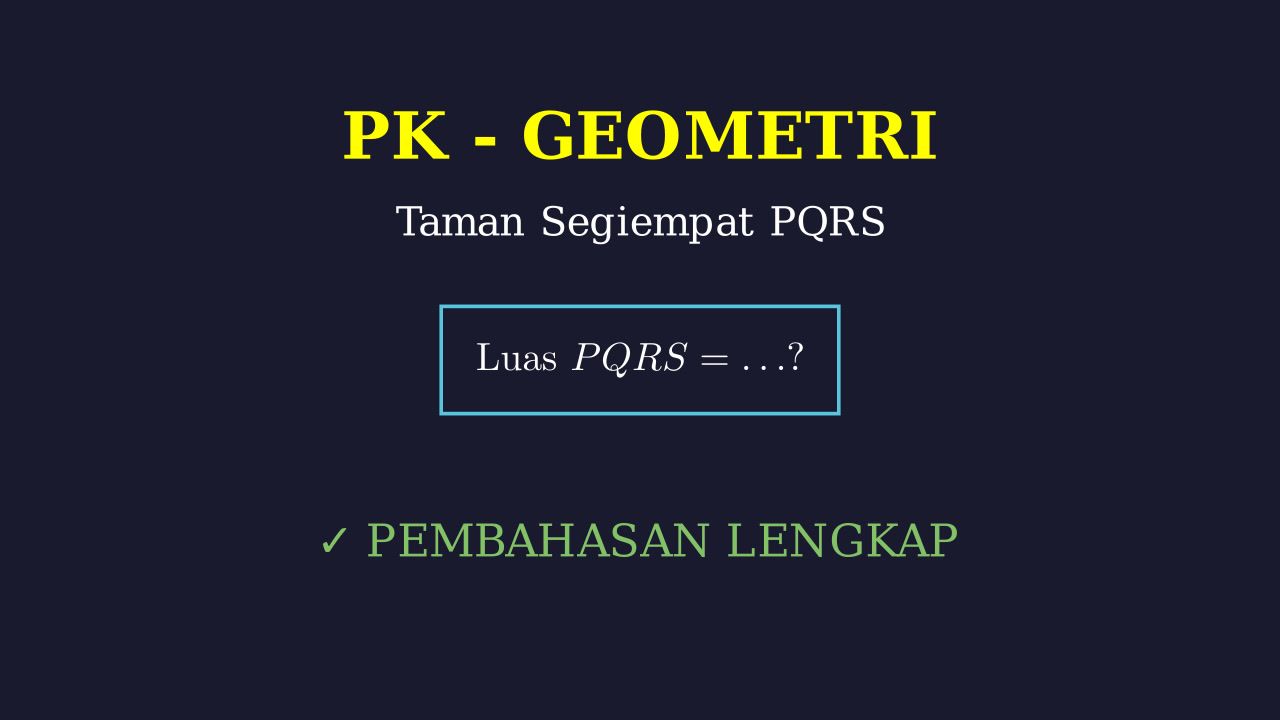 Geometri: Segiempat Taman Kota