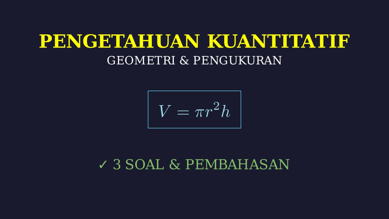 Pembahasan 3 Soal Matematika