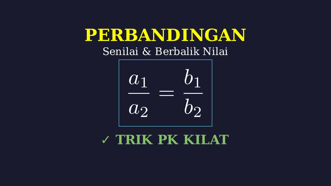 Perbandingan: Rasio, Proporsi, dan Kesebangunan