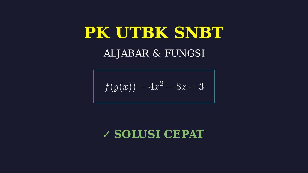 Soal Ujian Matematika Dasar