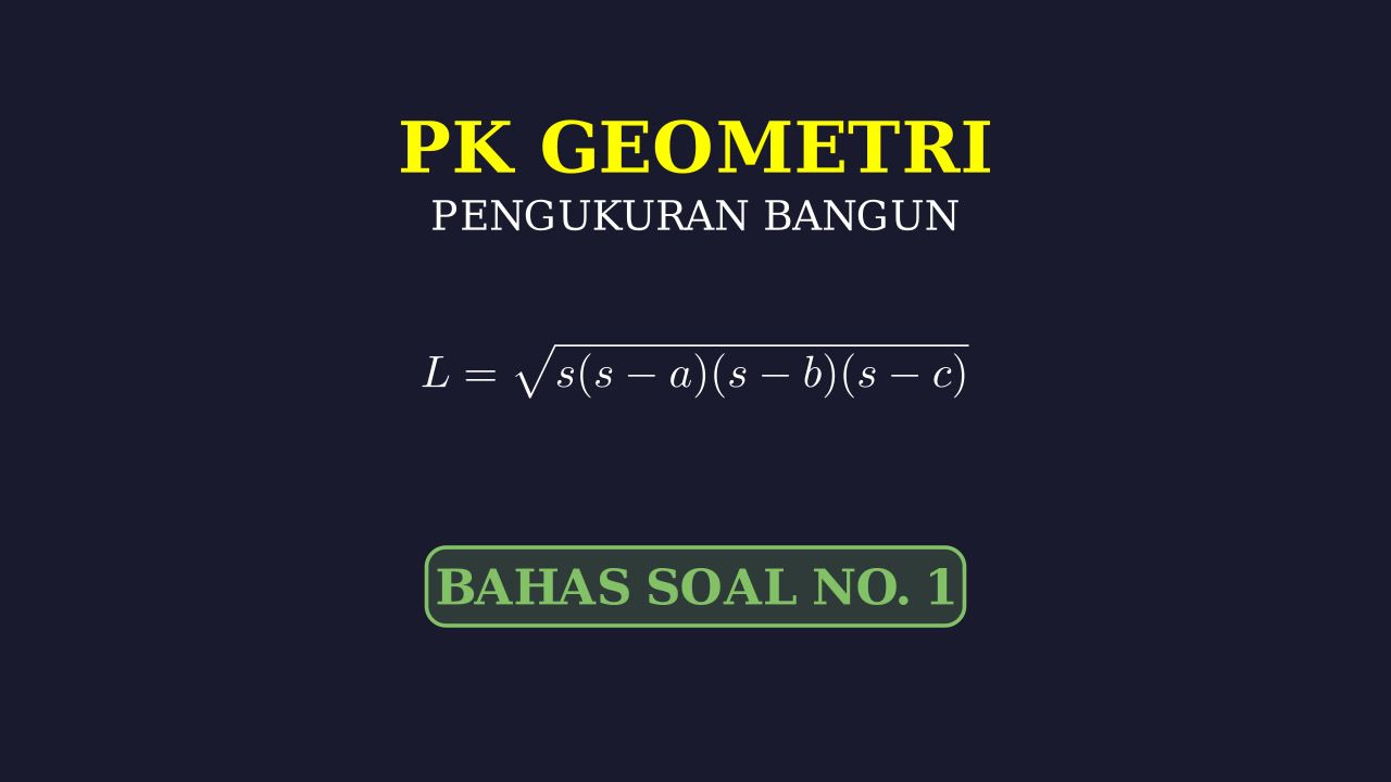 Pembahasan Soal Nomor 1