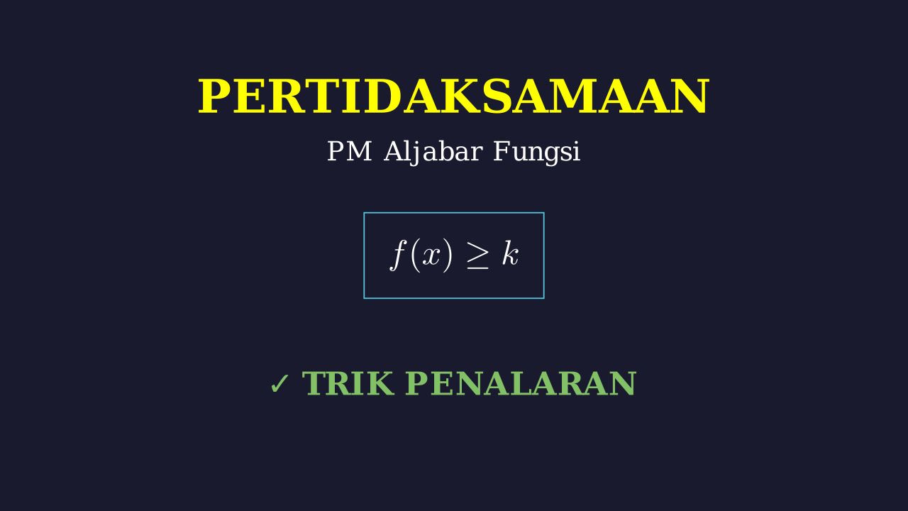 Pertidaksamaan: Eksperimen Psikologi