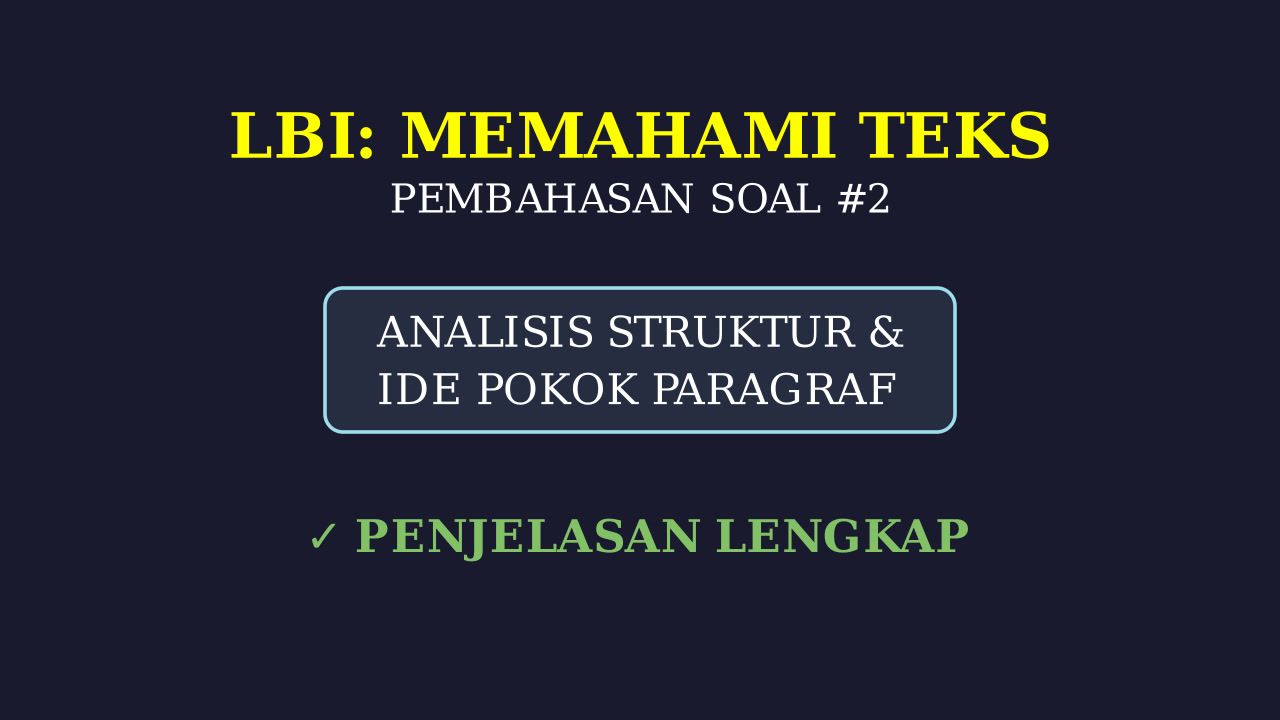 Pembahasan Detail Soal Nomor 2