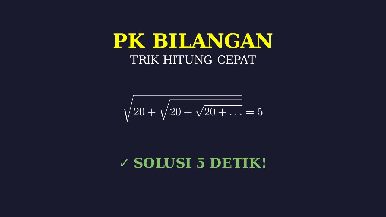 Trik Cepat Menjawab Soal PK