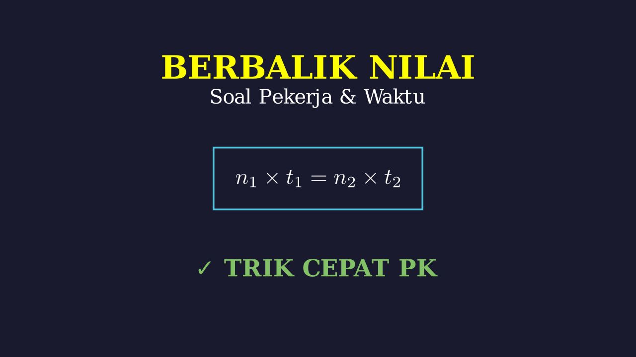 Perbandingan Berbalik Nilai