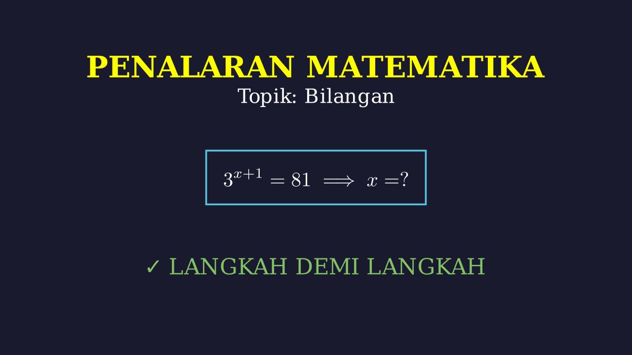 Solusi Langkah demi Langkah