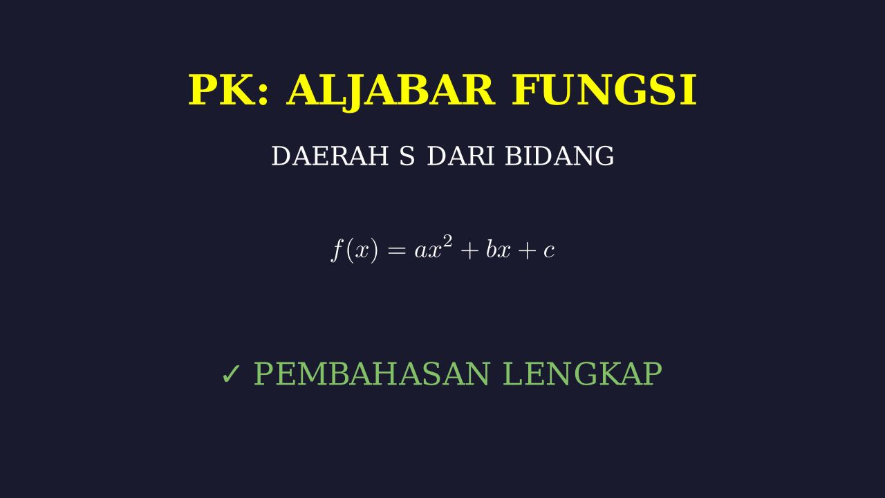 Menghitung Luas Daerah S