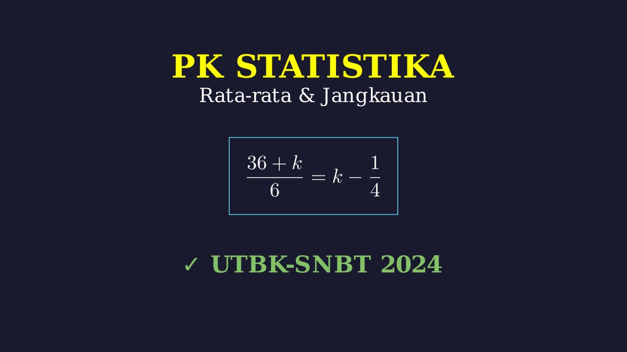 Statistika: Rata-rata dan Jangkauan