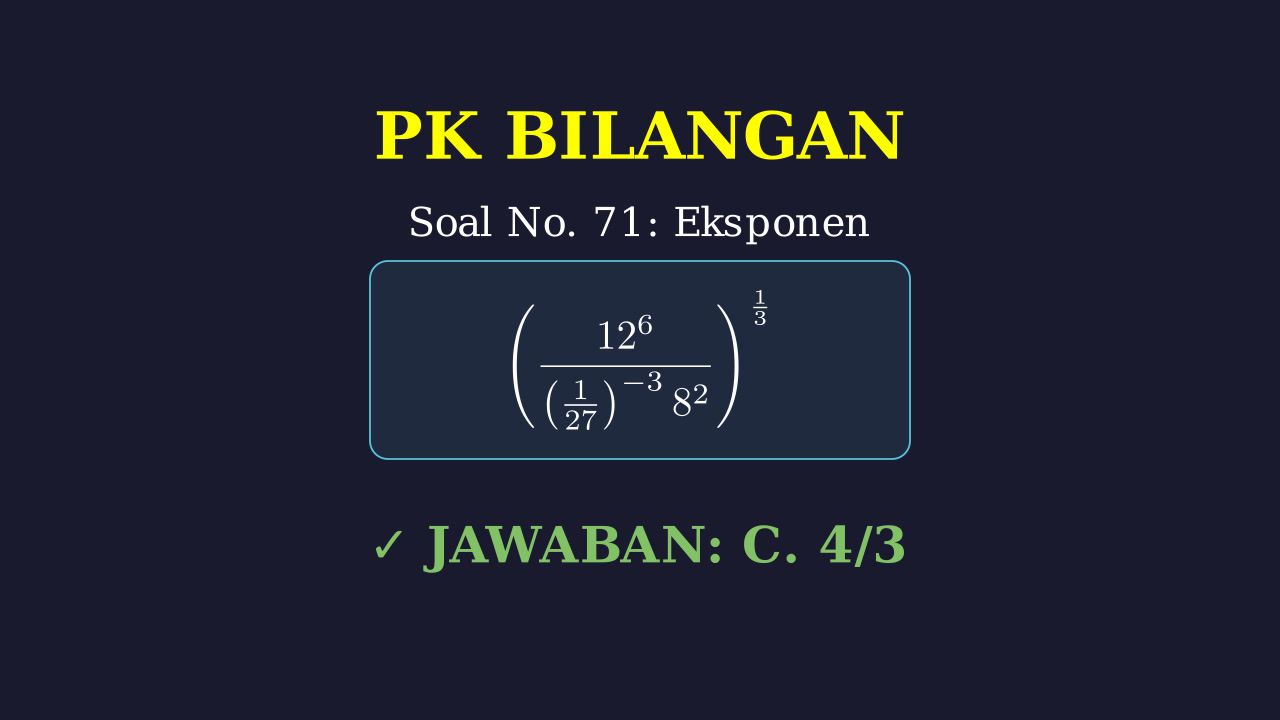 Menyederhanakan Bentuk Eksponen