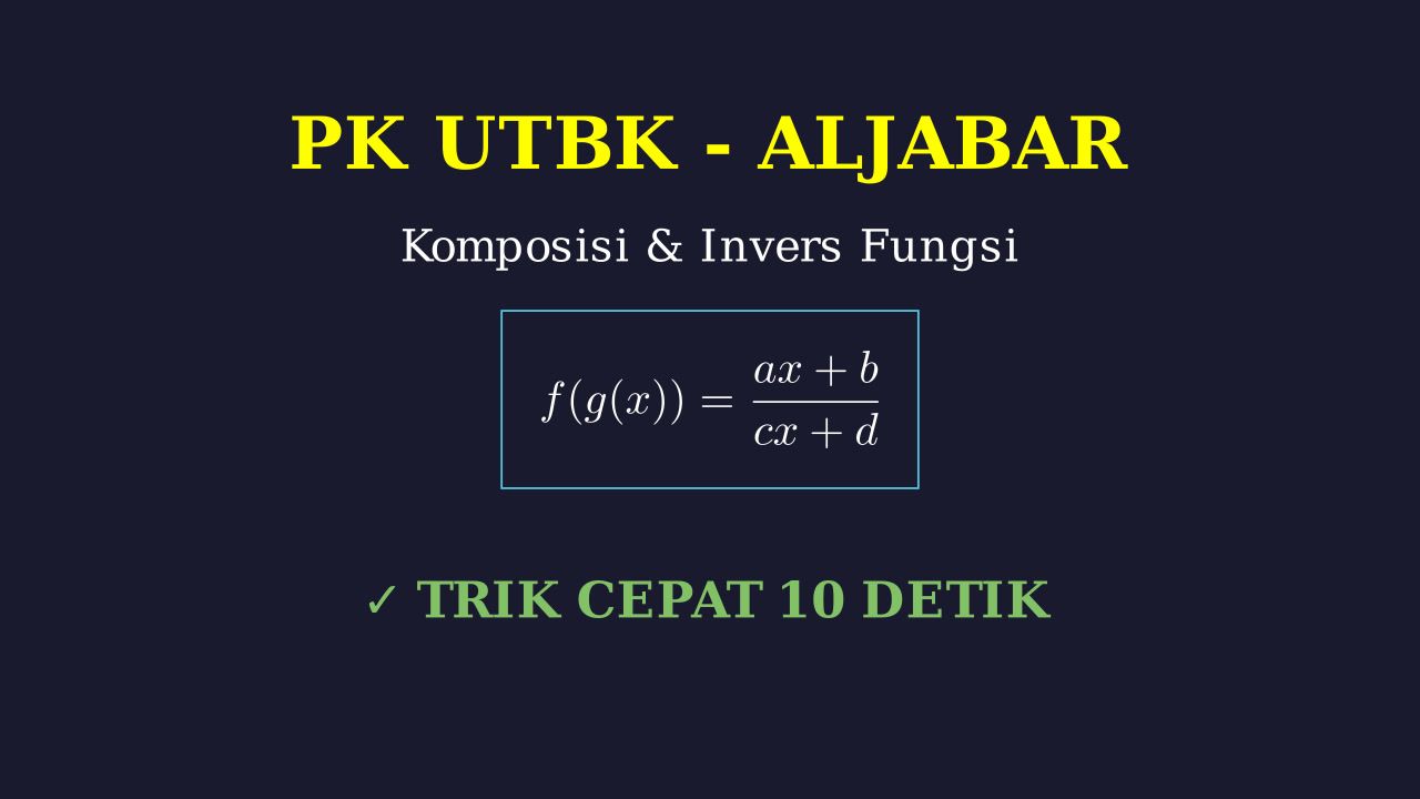 Materi Pengetahuan Kuantitatif UTBK