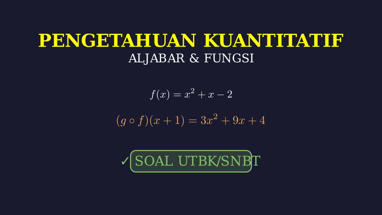 Komposisi Fungsi: Menentukan Pernyataan Benar