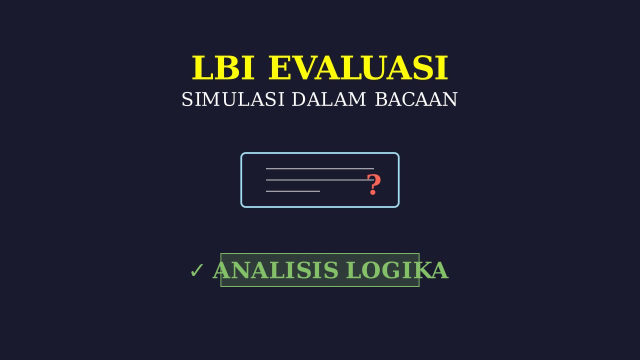 Simulasi Evaluasi Bacaan