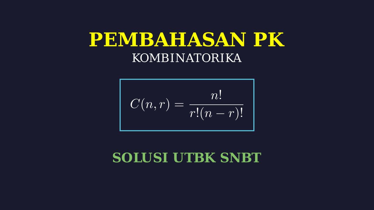 Pembahasan Soal Kombinasi