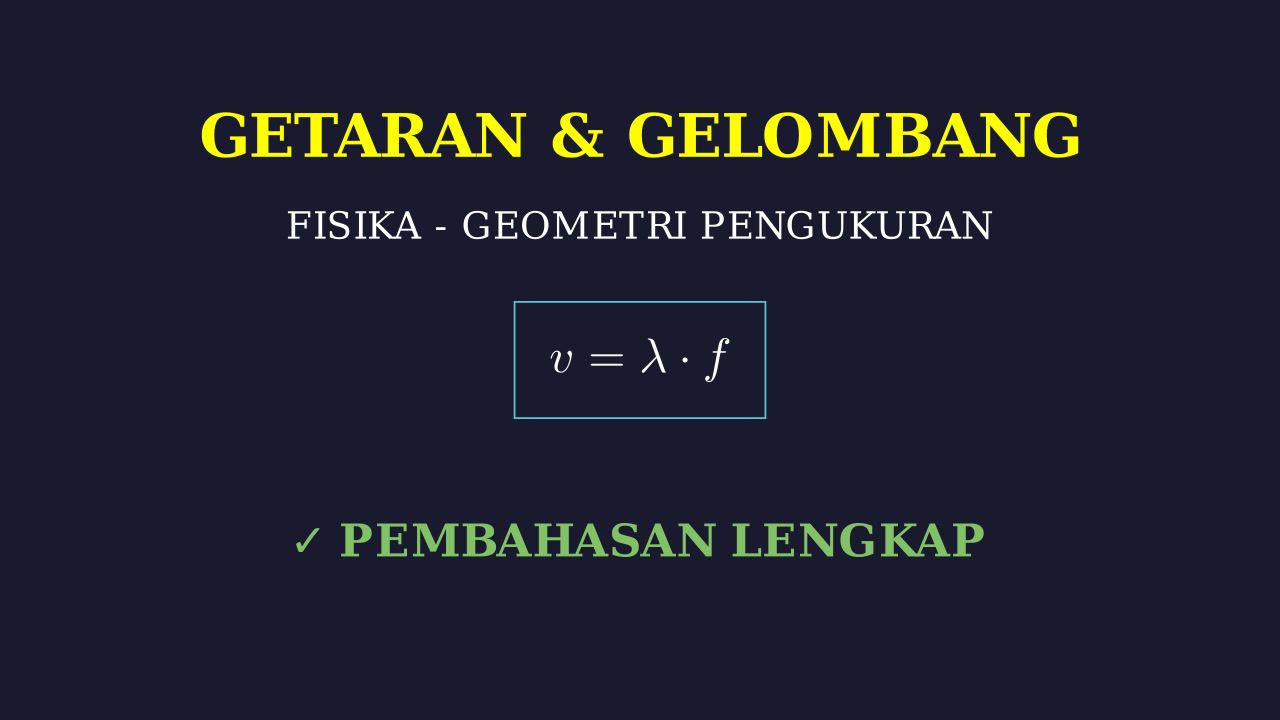 Getaran dan Gelombang