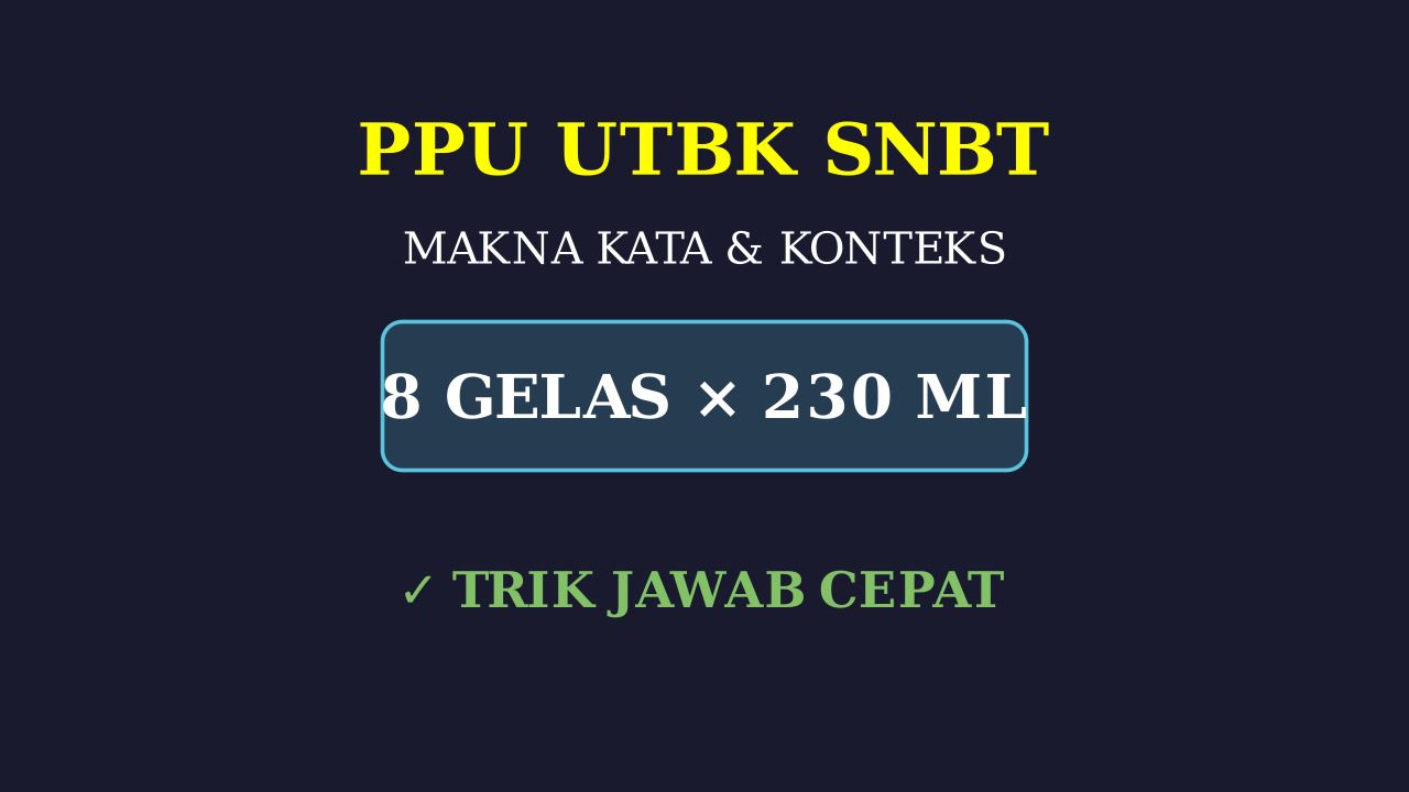 Dampak Dehidrasi & Kebutuhan Air Harian