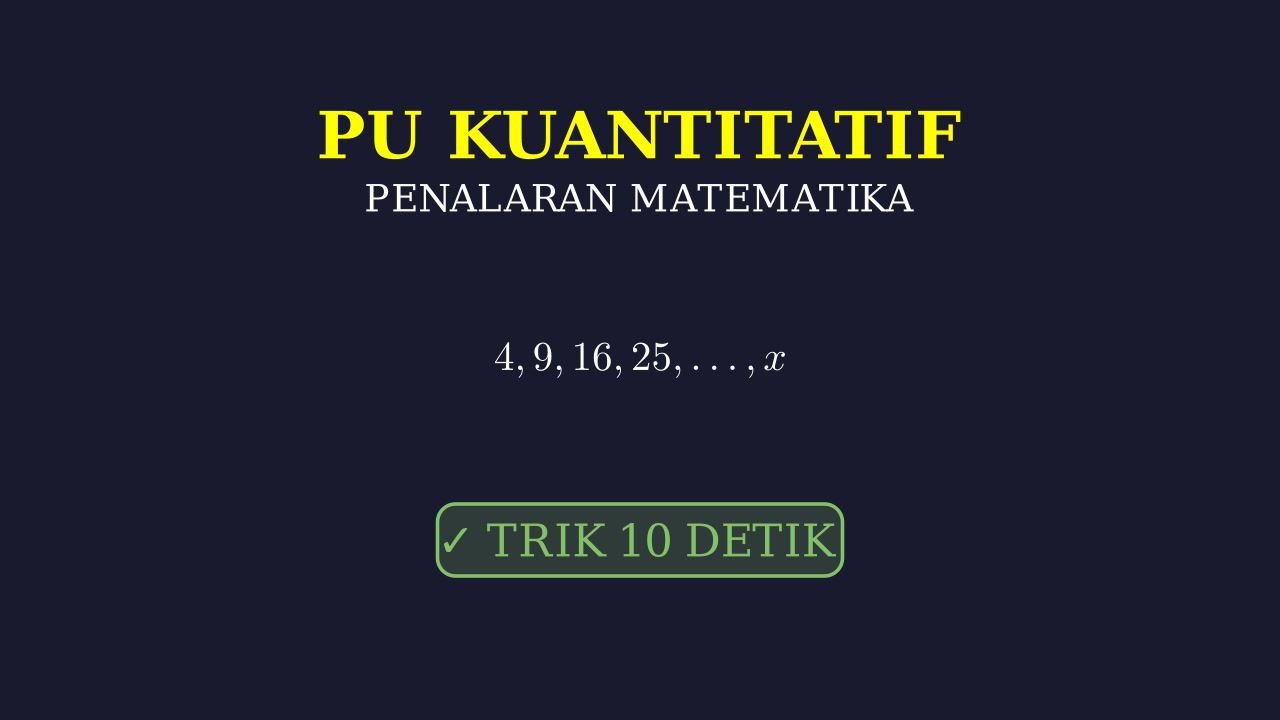Pembahasan Soal Matematika dari Gambar