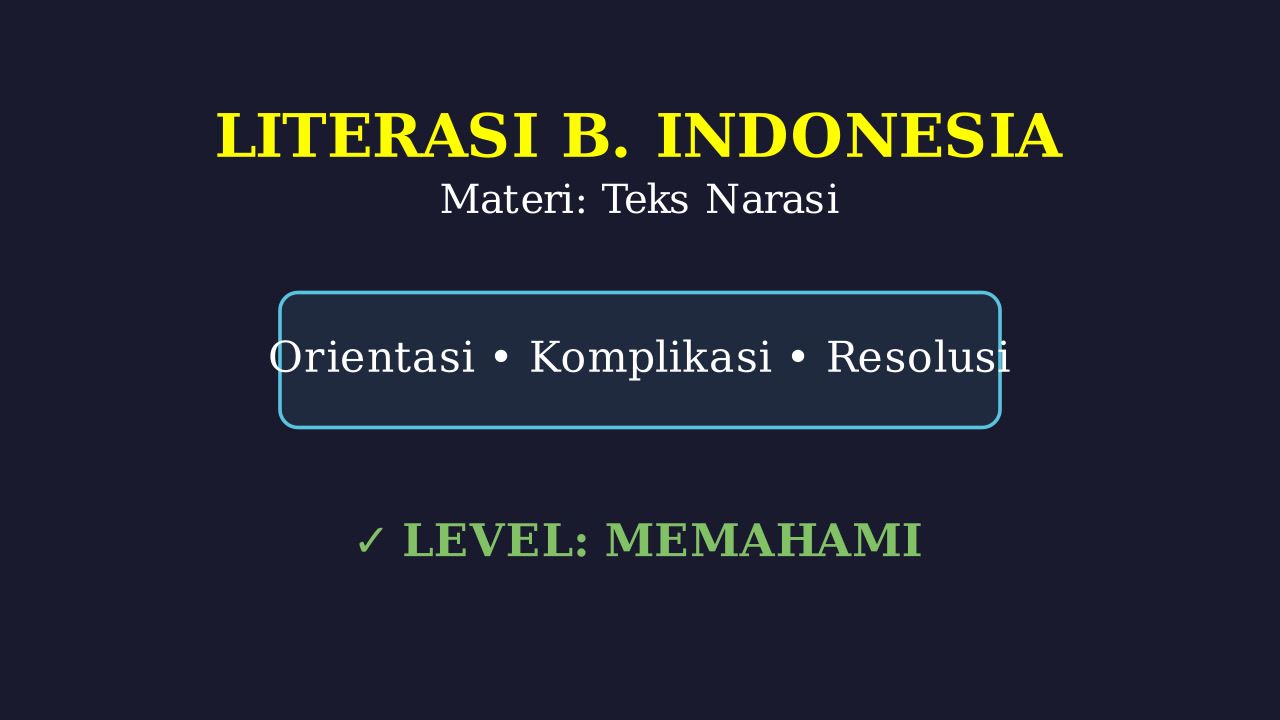 Pembahasan Teks Narasi LBI