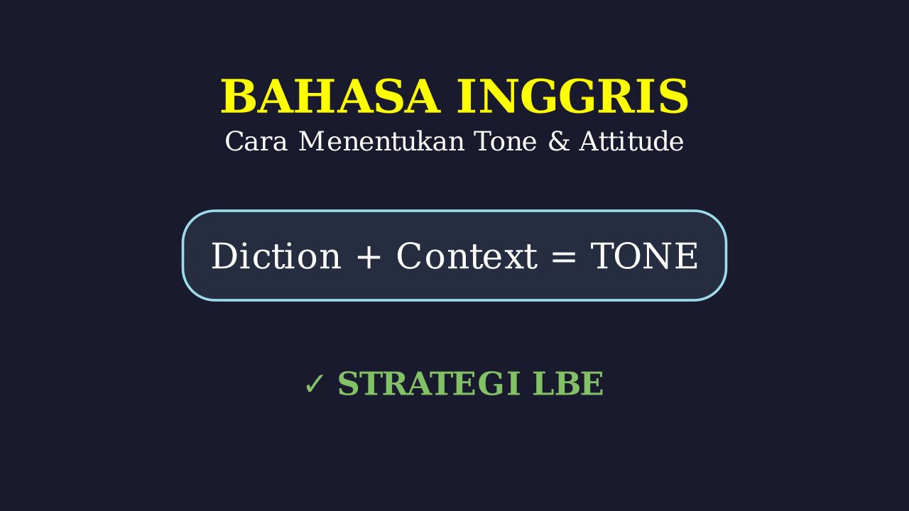 Memahami Tone dan Attitude