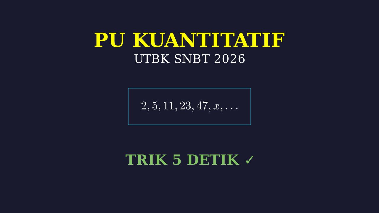 Persiapan UTBK 2026