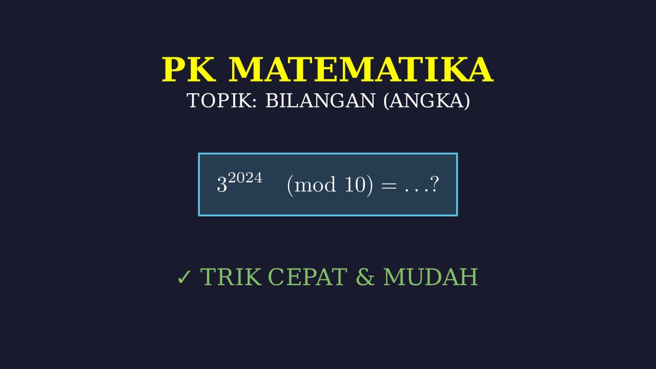 Materi Bilangan: Pengetahuan Kuantitatif