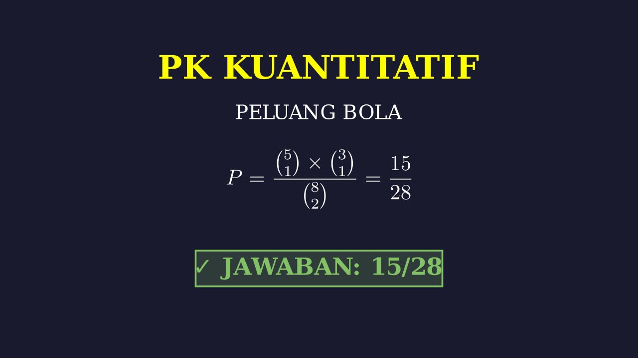 Peluang: Mengambil Bola Tanpa Pengembalian