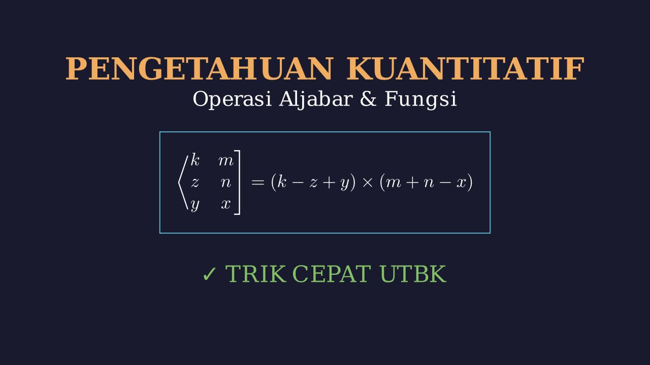 Operasi Bilangan Berpola