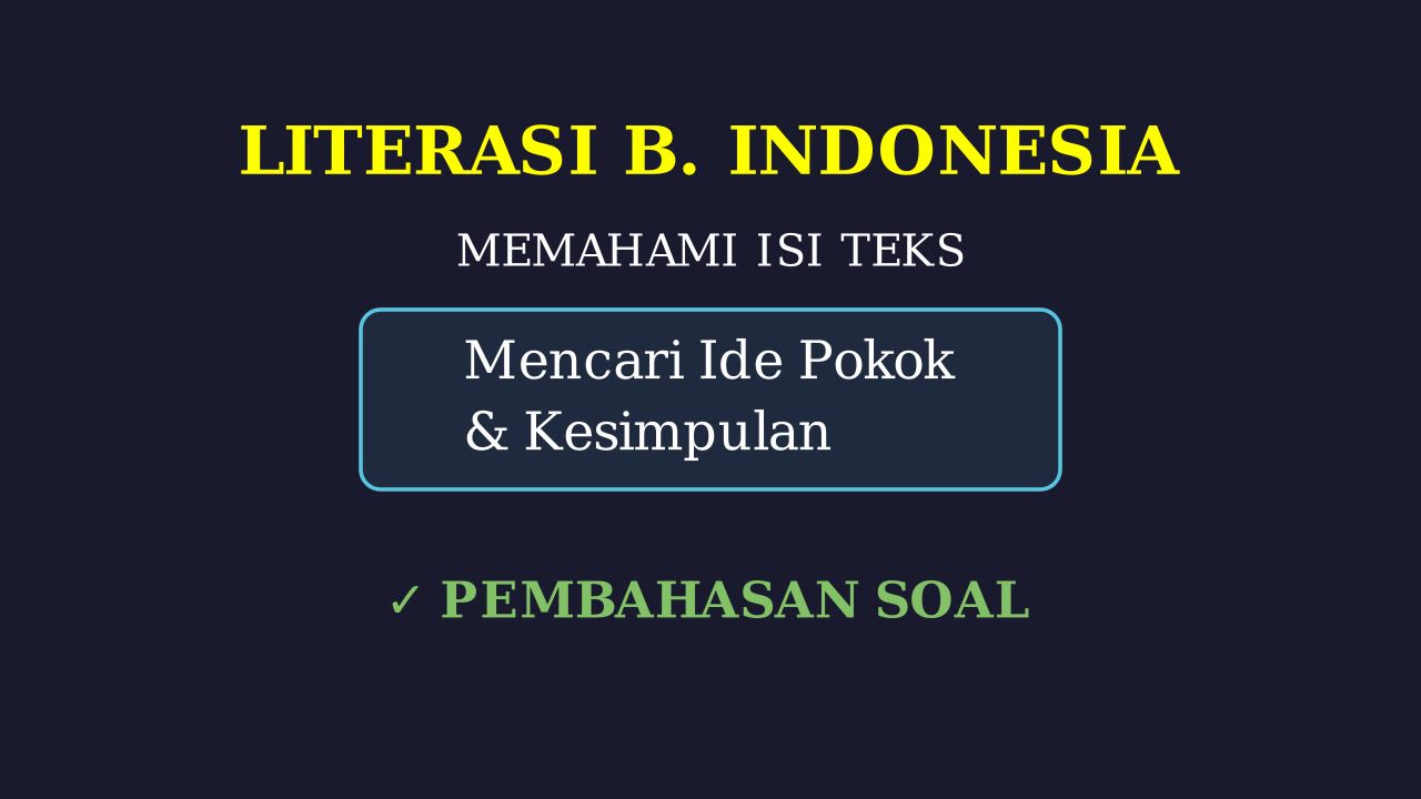 Pembahasan Soal