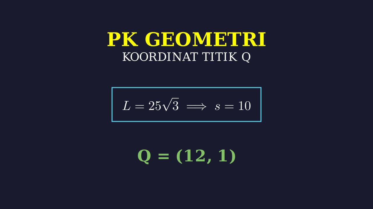 Koordinat Titik Segitiga Sama Sisi