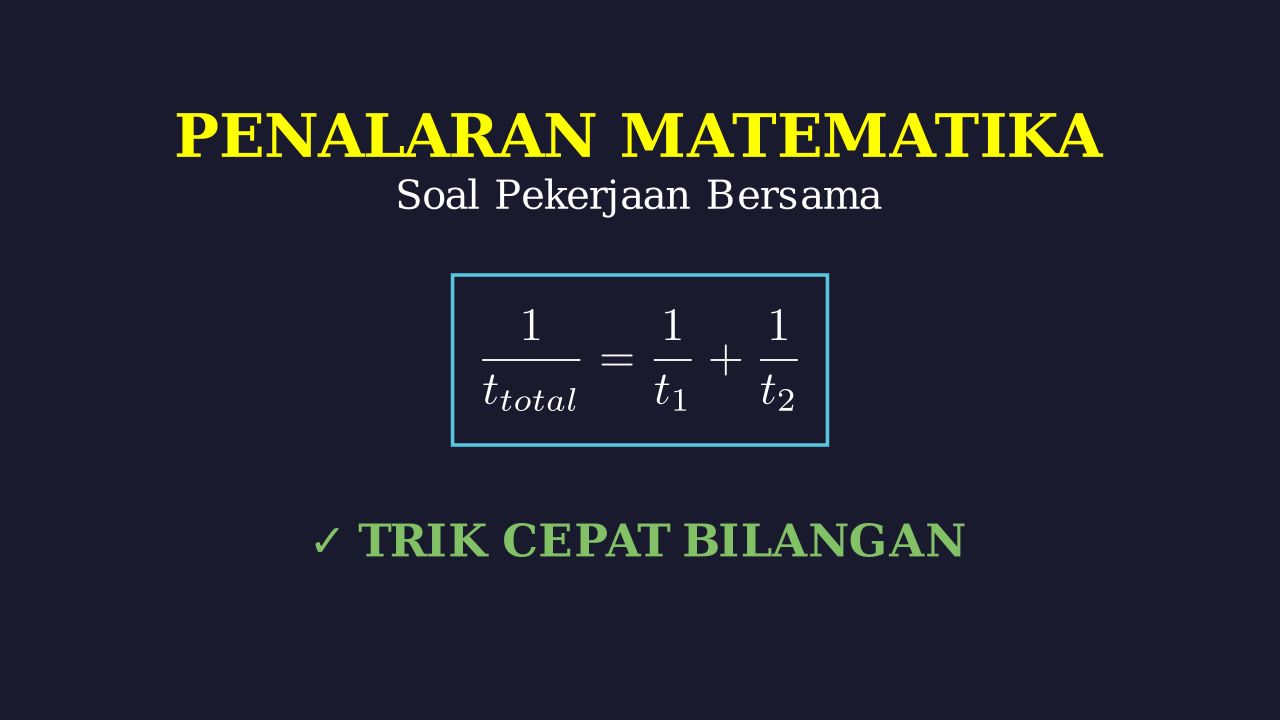 Menghitung Waktu Kerja Bersama
