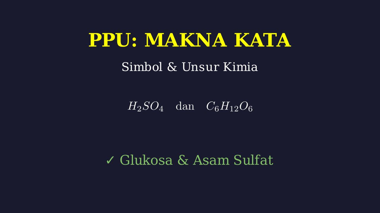 Mengenal Unsur dan Senyawa Kimia