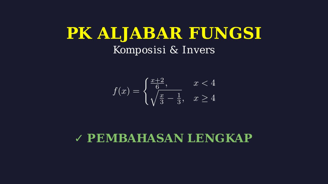 Komposisi dan Invers Fungsi
