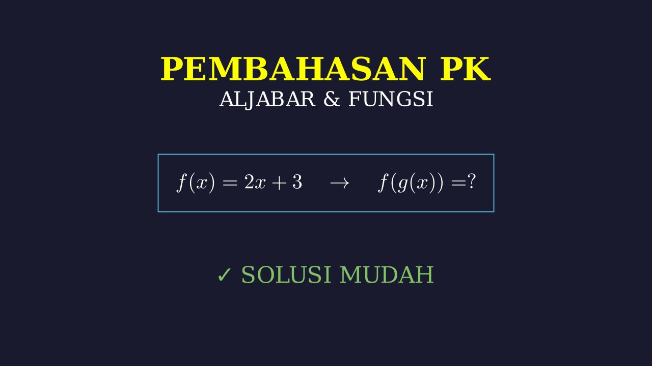 Pembahasan Soal Matematika