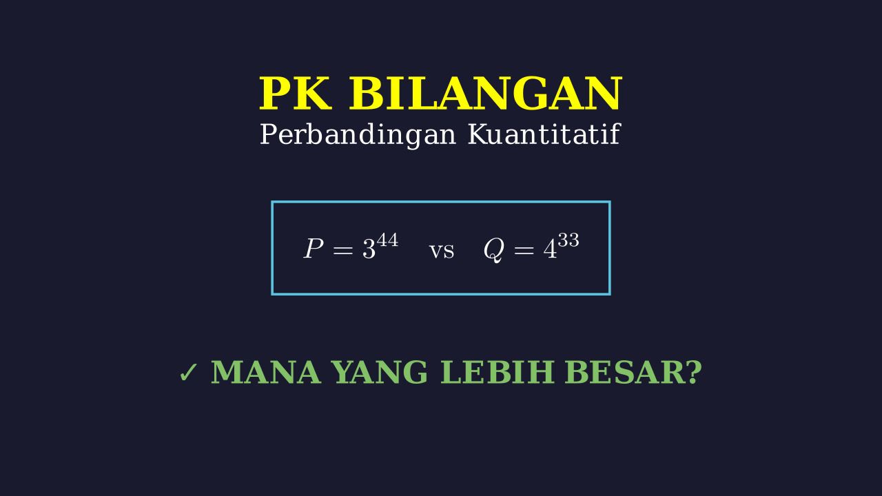 Perbandingan Kuantitatif