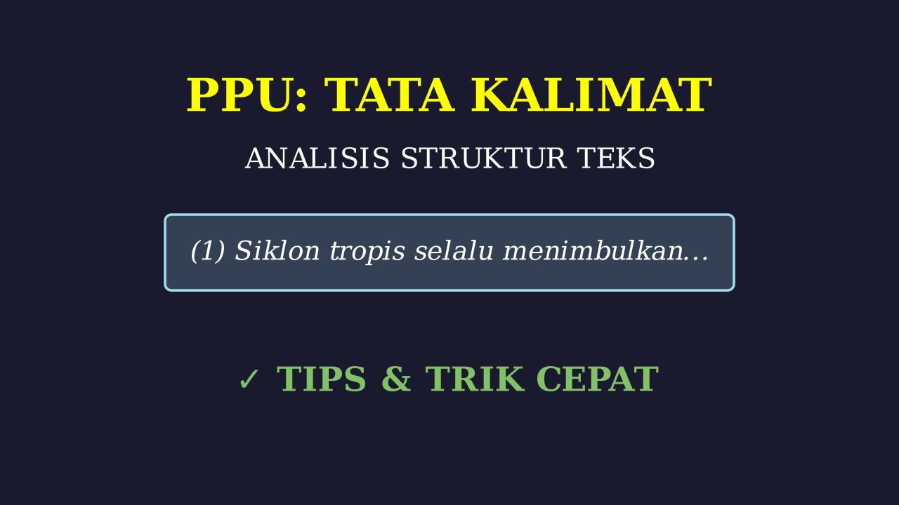 Siklon Tropis: Dampak Kerusakan