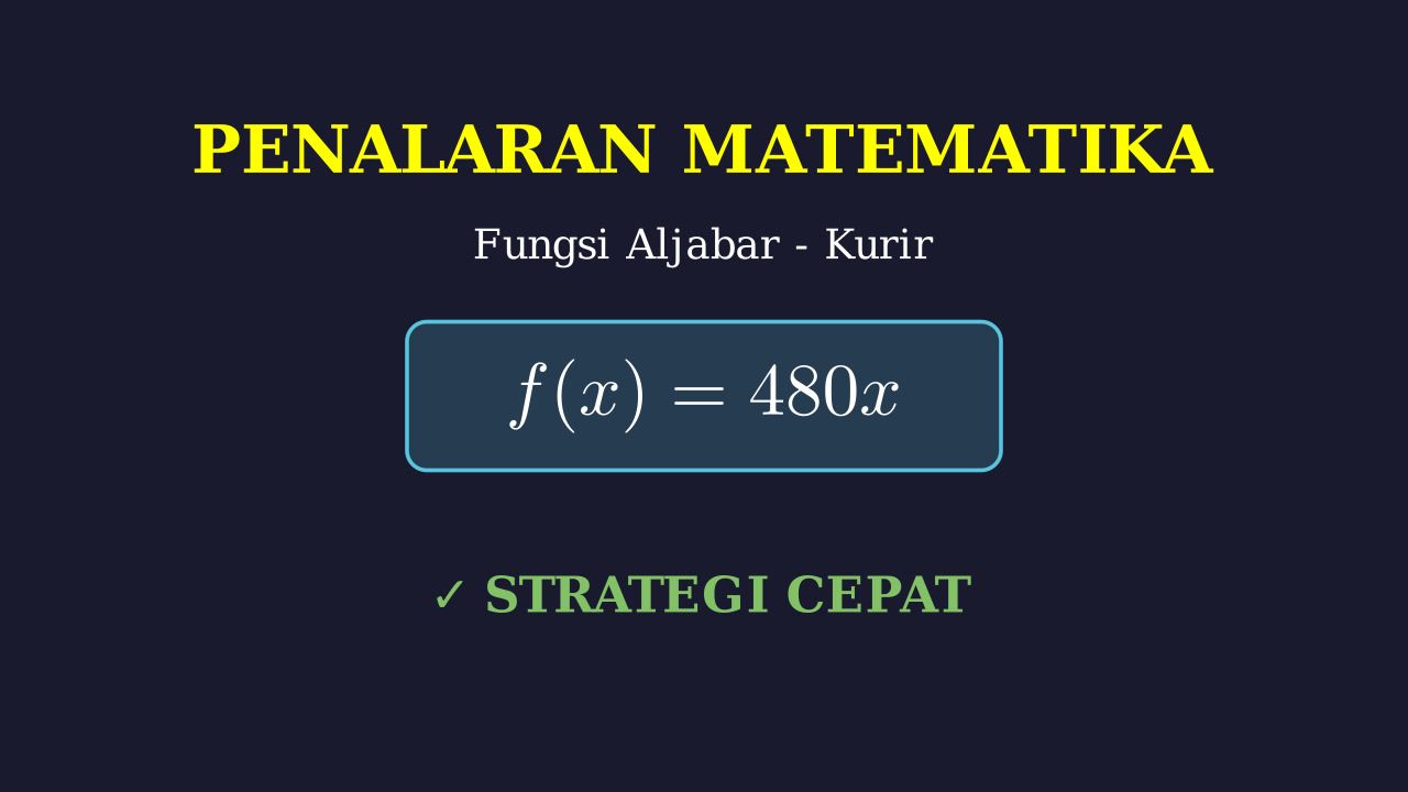 Menghitung Pendapatan Harian Kurir