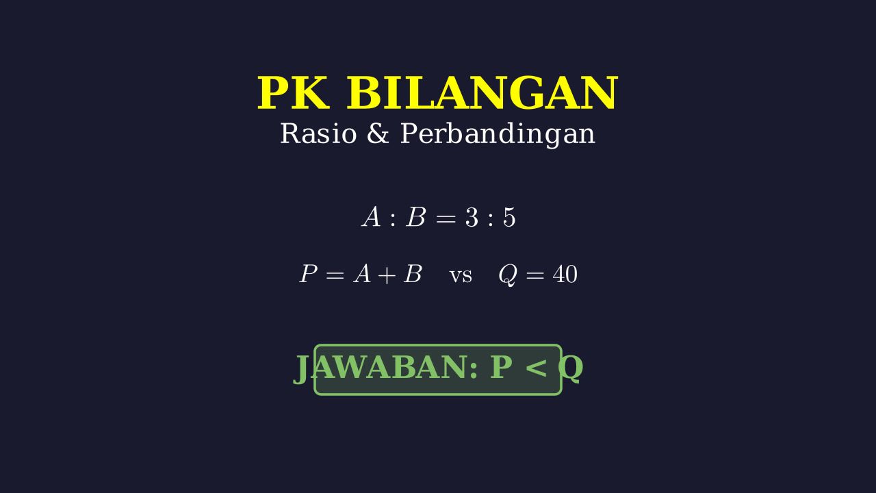 Rasio dan Perbandingan Kuantitas