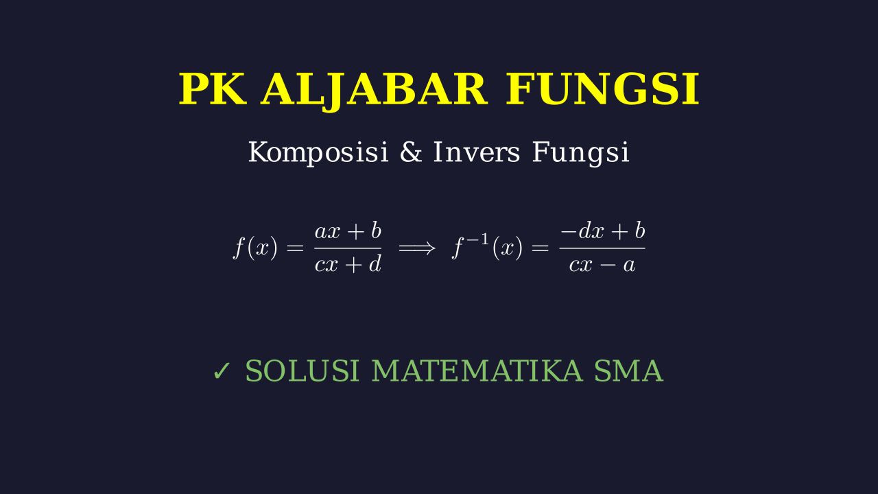 Penyelesaian Soal Aljabar SMA