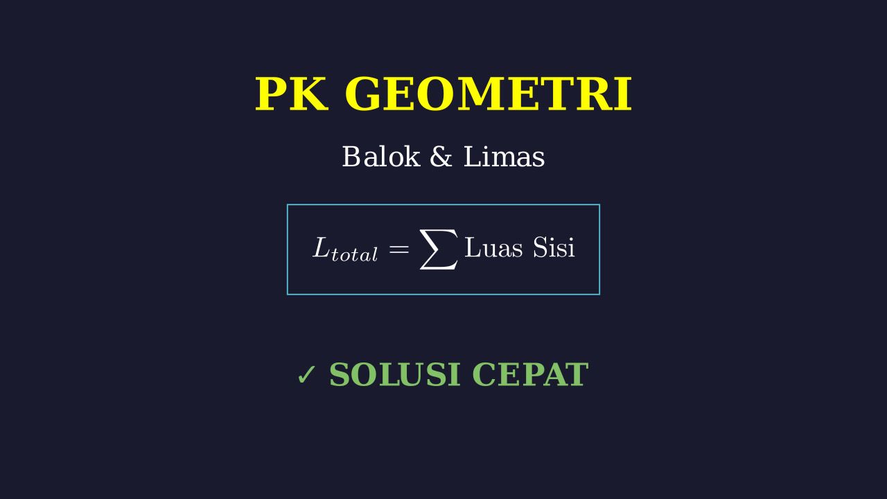 Menghitung Luas Balok dan Limas