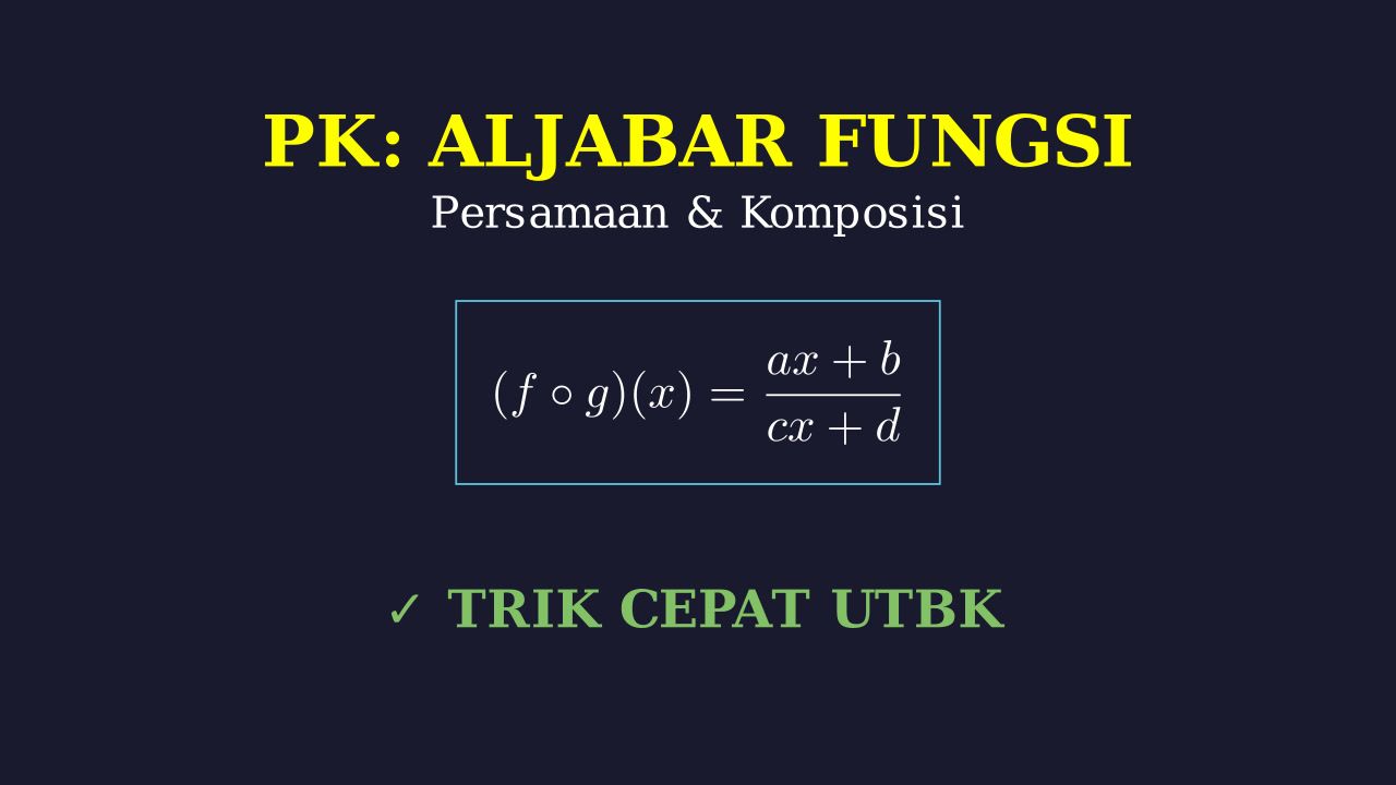 Aljabar UTBK: Sistem Persamaan