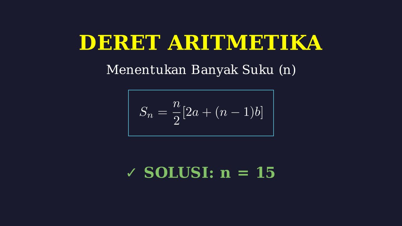 Arithmetic Series: Finding the Number of Terms