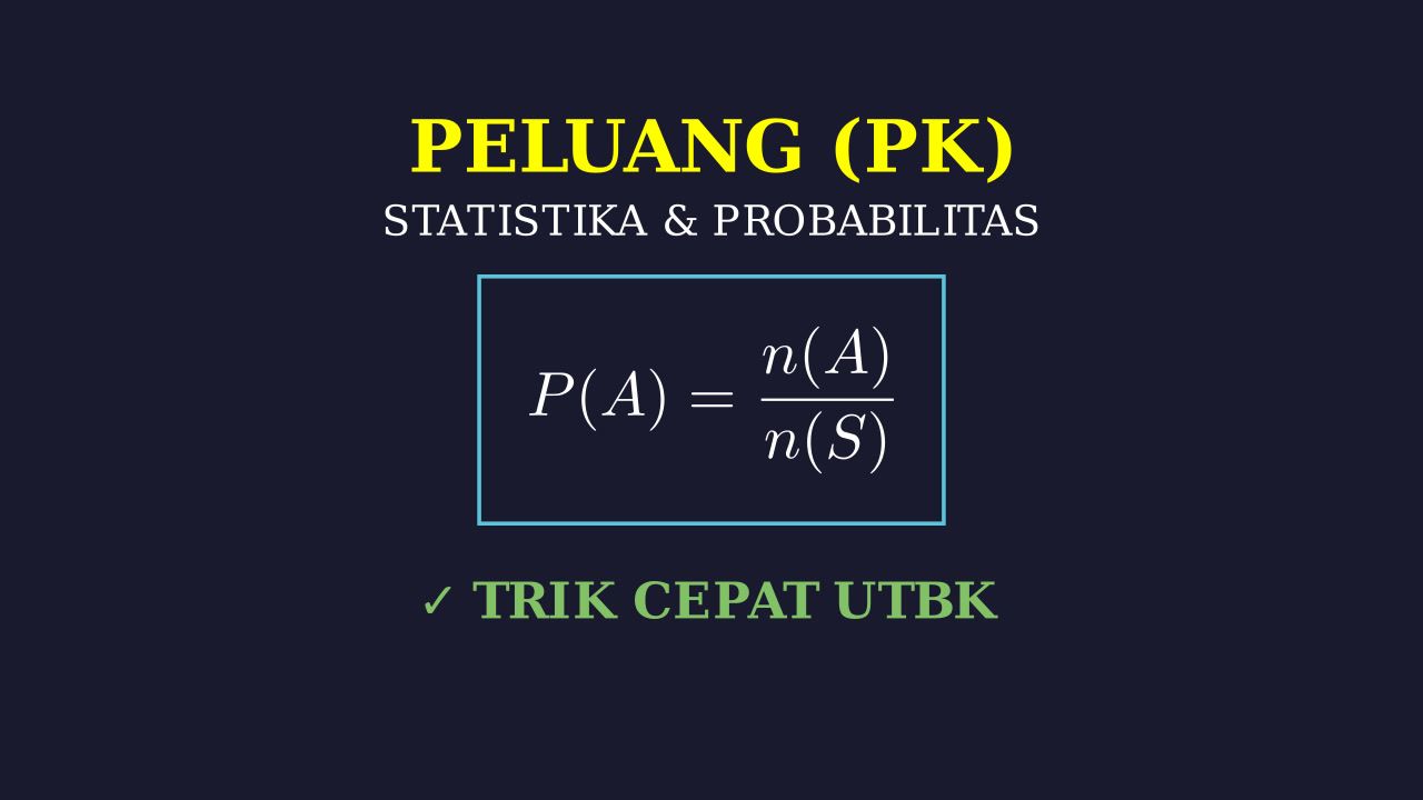 Peluang: Konsep Probabilitas